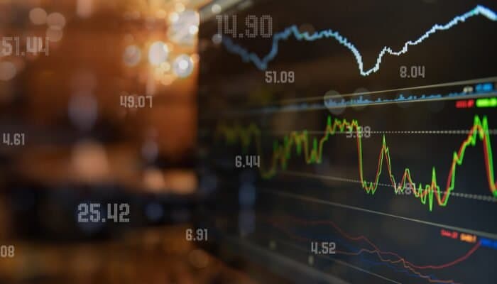 Bild på en Tradingplattform