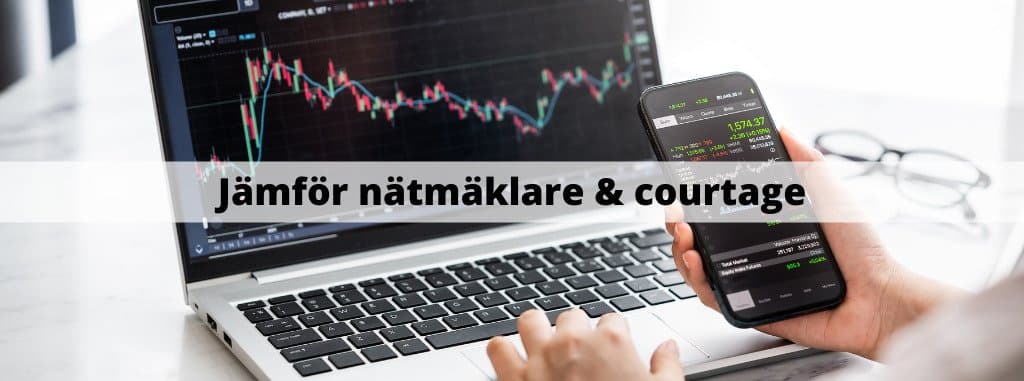 Jämför nätmäklare och courtage Jämför nätmäklare och courtage